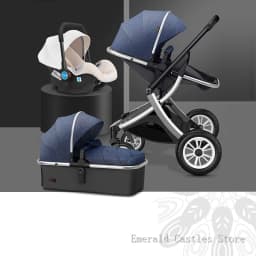 Luxury baby stroller 3 in 1,High landscape strollers,baby car,trolley pram,baby Carriage four wheels,newborn travel Pushchair