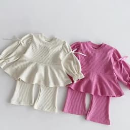 Autumn and Winter Children's Coat Solid Color Plush Thickened Warm Denim Collar Hooded Girl's Coat Warm Baby Clothes