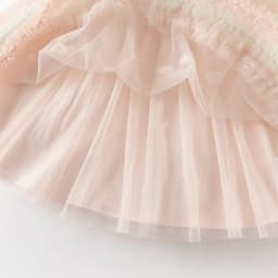 Dave Bella Children Princess Mesh Dress Girls Clothes Autumn Spring Long Sleeve Kids Elegant Dress Sweet Outdoor Party DB1261889