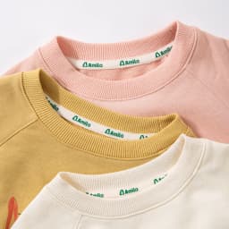 Amila Spring Children's Hoodie Round Neck Solid Color Cartoon Letter Printed Basic Versatile Daily Casual Long Sleeve Top