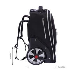 NEW 45L Trolley Backpack, Ideal Hand Luggage Backpack W/Wheels, Combined Multiple Functions, Suitable for Business Trips, School