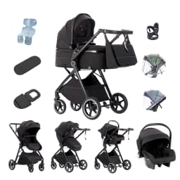 Baby Stroller 3 in 1 Easy Folding Multifunctional Stroller Travel Portable Baby Carriage Safety Seat EU Standard for Newborn