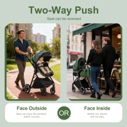 Baby Stroller 3 in 1 Easy Folding Multifunctional Stroller Travel Portable Baby Carriage Safety Seat EU Standard for Newborn