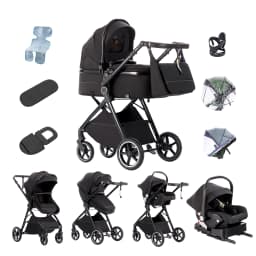 Baby Stroller 3 in 1 Easy Folding Multifunctional Stroller Travel Portable Baby Carriage Safety Seat EU Standard for Newborn