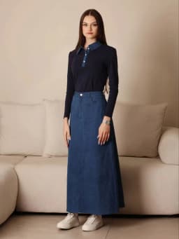 Mali's 2026 SS Women Clothes Elegant Polo Shirts Full Sleeves Boutique Top Fashion Lady Long Skirt High Quality Clothing