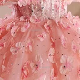 Girls First Birthday Floral Dress Flower Girl Tutu Gown Children Piano Performance Host Outfit Pageant Formal Attire Celebration