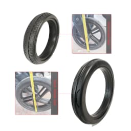 Custom Buggy Tire For Jane Muum Front Or Rear Wheel All Terrain Tyre Cover PU Tubeless Wheel Casing Baby Stroller Accessories