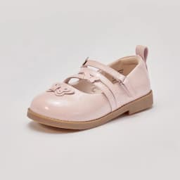 Dave Bella Children Leather Shoes Autumn Spring Baby Girls Charm Princess Shoes Anti Slip Elegant Party Kid Pink Shoes DB1260460