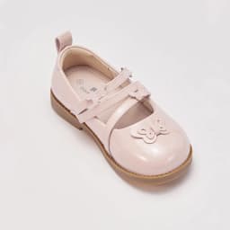 Dave Bella Children Leather Shoes Autumn Spring Baby Girls Charm Princess Shoes Anti Slip Elegant Party Kid Pink Shoes DB1260460