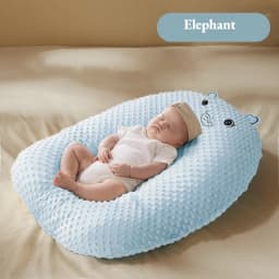 Baby Anti-spitting Slope Pad, Newborn Lying Down Feeding Bed ，Breastfeeding Pillow, Artifact Plus Size Sleeping Baby Bed in Bed