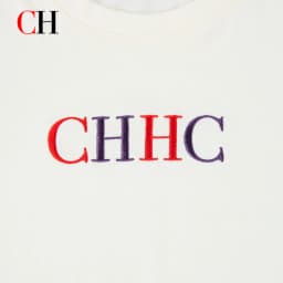 CH Kids Solid Cream Short Sleeve Blouse Signature CHHC Embroidery Multi Layer Flounce Hem Weekend Casual Outfit