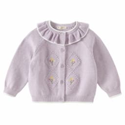 Dave Bella Children's Autumn Spring Sweater Cute Knitted Embroidery Cardigan Tops Long Sleeve Coat Girls Outdoor DB3262785