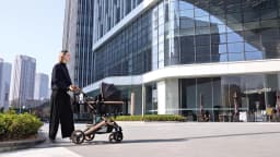 3‑In‑1 Combo Baby Travel System, High Landscape Breathable Infant Stroller With Infant Car Seat, Foldable Lightweight Aluminum Alloy Frame Baby Pram For Newborn Toddler