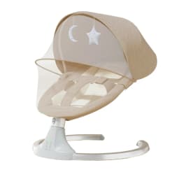 Electric Bluetooth Baby Cradle with Mosquito Net Bluetooth Music Baby Rocking Chair Multifunctional Baby Crib for Newborns 2024