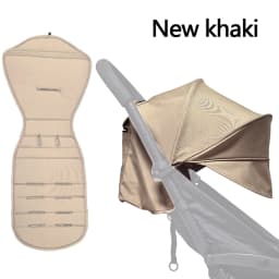 New 2pcs/Set Stroller Cover Hood&Cushion 6+ Extended Canopy With Pillow Seat Liner Replacement Kit YOYO3/YOYO2 Accessories