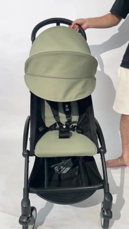 New 2pcs/Set Stroller Cover Hood&Cushion 6+ Extended Canopy With Pillow Seat Liner Replacement Kit YOYO3/YOYO2 Accessories