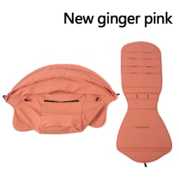New 2pcs/Set Stroller Cover Hood&Cushion 6+ Extended Canopy With Pillow Seat Liner Replacement Kit YOYO3/YOYO2 Accessories