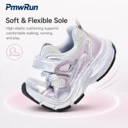 PU Leather Sport Shoes For Children Trend Fashion Teenager Kid's Sneakers Anti-slippery Breathable Boy's Girl's Running Footwear