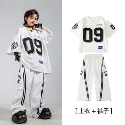 Street Dance Children's Dance Trendy Clothes Boys Fried Street Hip Hop Suit Girls Jazz Dance Catwalk Performance