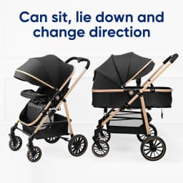 OWJHE Lightweight stroller strollers for baby baby pram with four wheels travel stroller high landscape fold stroller stroller
