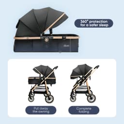 OWJHE Lightweight stroller strollers for baby baby pram with four wheels travel stroller high landscape fold stroller stroller