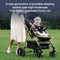 OWJHE Lightweight stroller strollers for baby baby pram with four wheels travel stroller high landscape fold stroller stroller