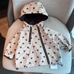 2026 New Autumn Children Outdoor Sets Hooded Jackets Printed Pants 2pcs Toddlers Kids Windproof Outfits