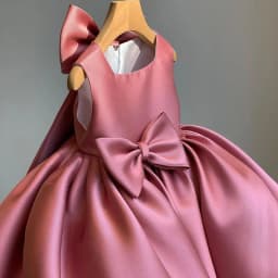 1 2 3 4 5 6 7 8 Years Bow Girls Dress Birthday Party Baby Baptism Dress For Girls Princess Christmas Costume Infants Vestidos
