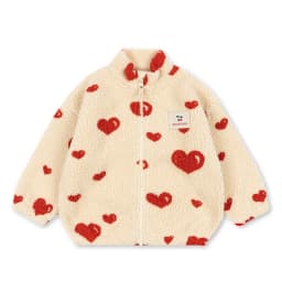 Boys and Girls Autumn/Winter Lambswool Polka Cherry Coat Dog Jacket KS AW Women's Love Fury Warm Coat Children's Coat