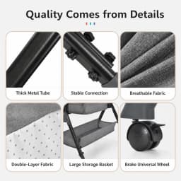 Baby Bassinet Adjustable Height Gentle Rocking Breathable Mesh Foldable Design Bedside Sleeper Portable Baby Crib with Mosquito Net Mattress Storage Basket for Newborn Infant Nursery Home Travel Sleep Baby Essentials Daily Care