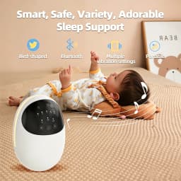 A Portable baby Rocker with White Noise, A soothing Rocking Motion, and A Music Player to Help Your baby Fall Asleep Peacefully