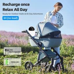 A Portable baby Rocker with White Noise, A soothing Rocking Motion, and A Music Player to Help Your baby Fall Asleep Peacefully