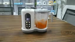 Multifunctional Baby Food Maker Automatic Baby Food Processor Steamer Food Mills Puree Blender Milk Warmer With Temp Display