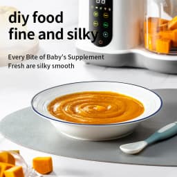 Multifunctional Baby Food Maker Automatic Baby Food Processor Steamer Food Mills Puree Blender Milk Warmer With Temp Display