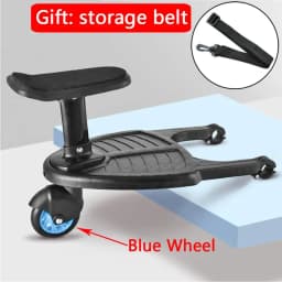 Children Stroller Pedal Adapter Stroller Accessorie Second Children Auxiliary Trailer Twins Scooter Kid Standing Plate with Seat