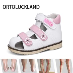 Childend Orthopedic Shoes For Kids Girl Summer High Back Corrective Sandals For Arch Support Care Toddler Footwear