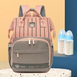 Original LEQUEEN Baby Diaper Bag Backpack Waterproof Mommy Travel Nappy Bag For Baby Care Large Capacity Maternity Stroller Bag