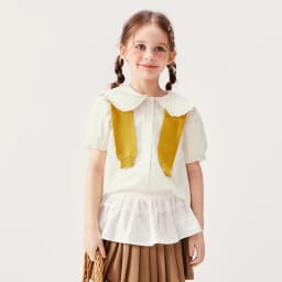 Mini Bala Girls Soft Breathable Cute Cotton Short Sleeve Shirt Lightweight Summer Baby Children Top 2025 New