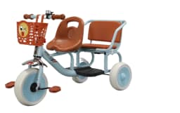 Children's Tricycle Reversible 3 Wheel Bicycle Double Twin Baby Stroller 2 Infants 1-3-6 Years Old Child Double Seat Trike