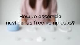 NCVI Hands Free Wearable Breast Pump, Combined with Strong Motor and Wearable Cups, 4 Modes 9 Levels, 21/24/28mm, Low Noise