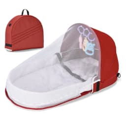 Portable Foldable Baby Bed Multi-Function Travel Baby Outdoor Travel Bionic BB Bed Mosquito Proof Infant Cot Bed New Mommy Bag