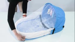 Portable Foldable Baby Bed Multi-Function Travel Baby Outdoor Travel Bionic BB Bed Mosquito Proof Infant Cot Bed New Mommy Bag