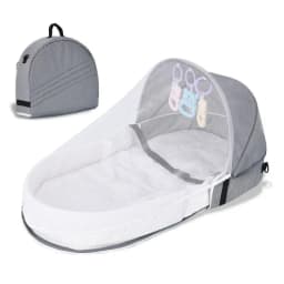 Portable Foldable Baby Bed Multi-Function Travel Baby Outdoor Travel Bionic BB Bed Mosquito Proof Infant Cot Bed New Mommy Bag