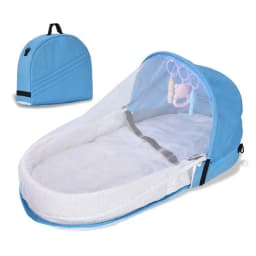 Portable Foldable Baby Bed Multi-Function Travel Baby Outdoor Travel Bionic BB Bed Mosquito Proof Infant Cot Bed New Mommy Bag