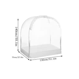 Pop Up Baby Crib Tent Crib Cover Canopy Breathable Mesh Baby Tents Keep Baby from Climbing out Bed Protection Anti-mosquito Tent