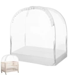 Pop Up Baby Crib Tent Crib Cover Canopy Breathable Mesh Baby Tents Keep Baby from Climbing out Bed Protection Anti-mosquito Tent