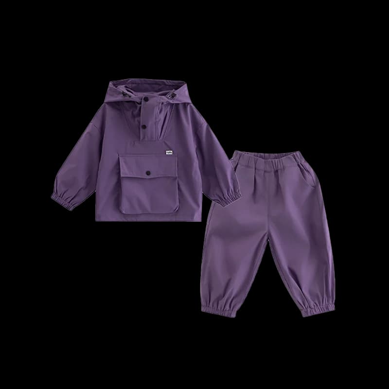 Boys Jacket+pants Two-piece Set High-quality 2026 New Product Spring Autumn Children's Diagonal Zipper Children's Clothing