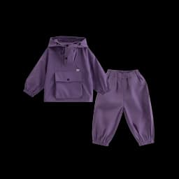 Boys Jacket+pants Two-piece Set High-quality 2026 New Product Spring Autumn Children's Diagonal Zipper Children's Clothing
