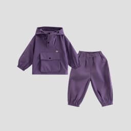 Boys Jacket+pants Two-piece Set High-quality 2026 New Product Spring Autumn Children's Diagonal Zipper Children's Clothing