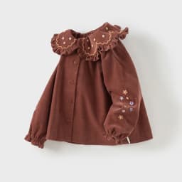 Dave Bella Children's Long sleeves Shirt Fashion Casual Autumn Girl's Sweet Cute Cotton Blouse Baby Tops Gentle Party DB3253165